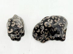 Emilia Castillo Porcelain & Pure Silver Table Sculptures/Salt & Pepper Shakers