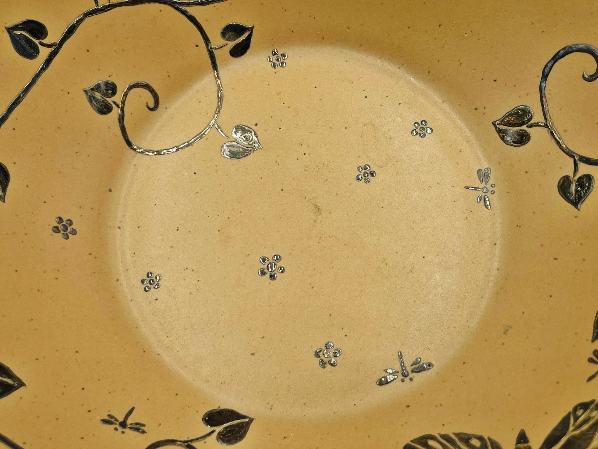 Ciotola a farfalla in porcellana e argento di Emilia Castillo, Taxco, 2009 in vendita 8