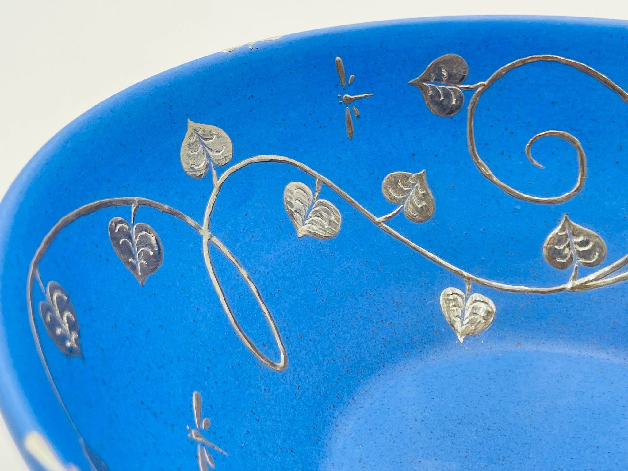 Ciotola in porcellana e argento puro firmata Emilia Castillo, Taxco Mexico, 1995 in vendita 7