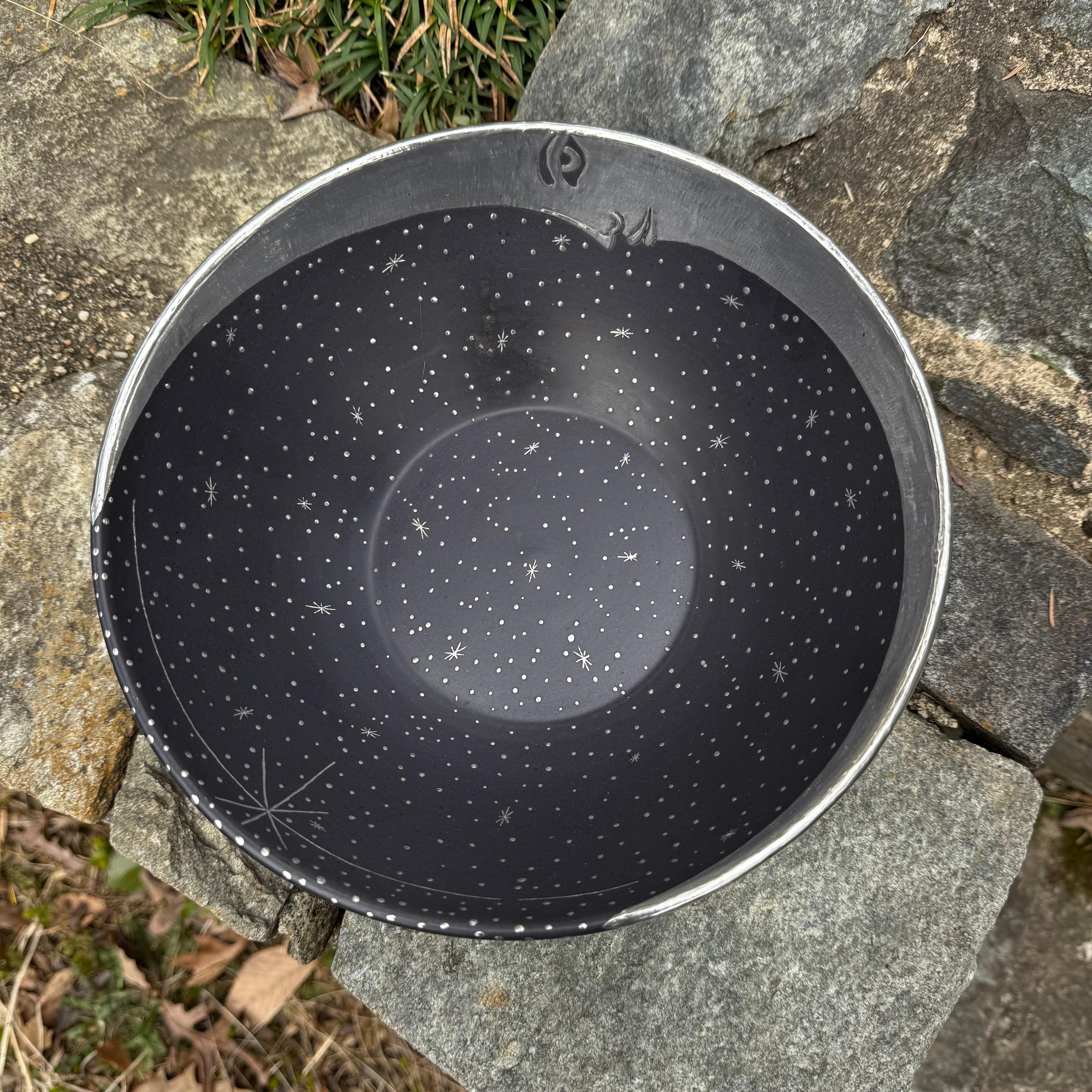 Emilia Castillo Silver Moon Bowl In Good Condition For Sale In Hyattsville, MD
