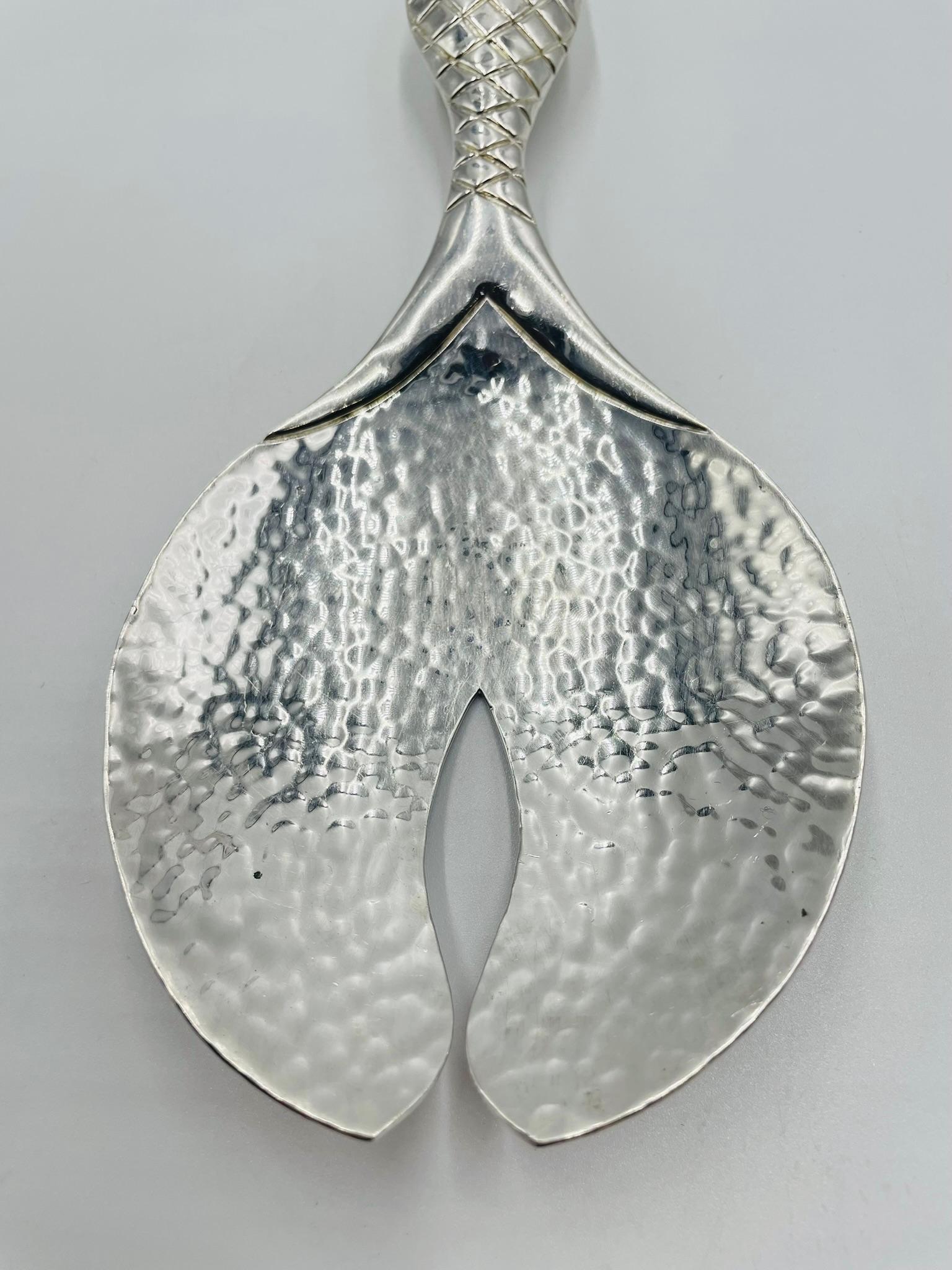 Emilia Castillo Silver-Plated Fish-Handle Serving Set, Taxco Mexico im Angebot 6