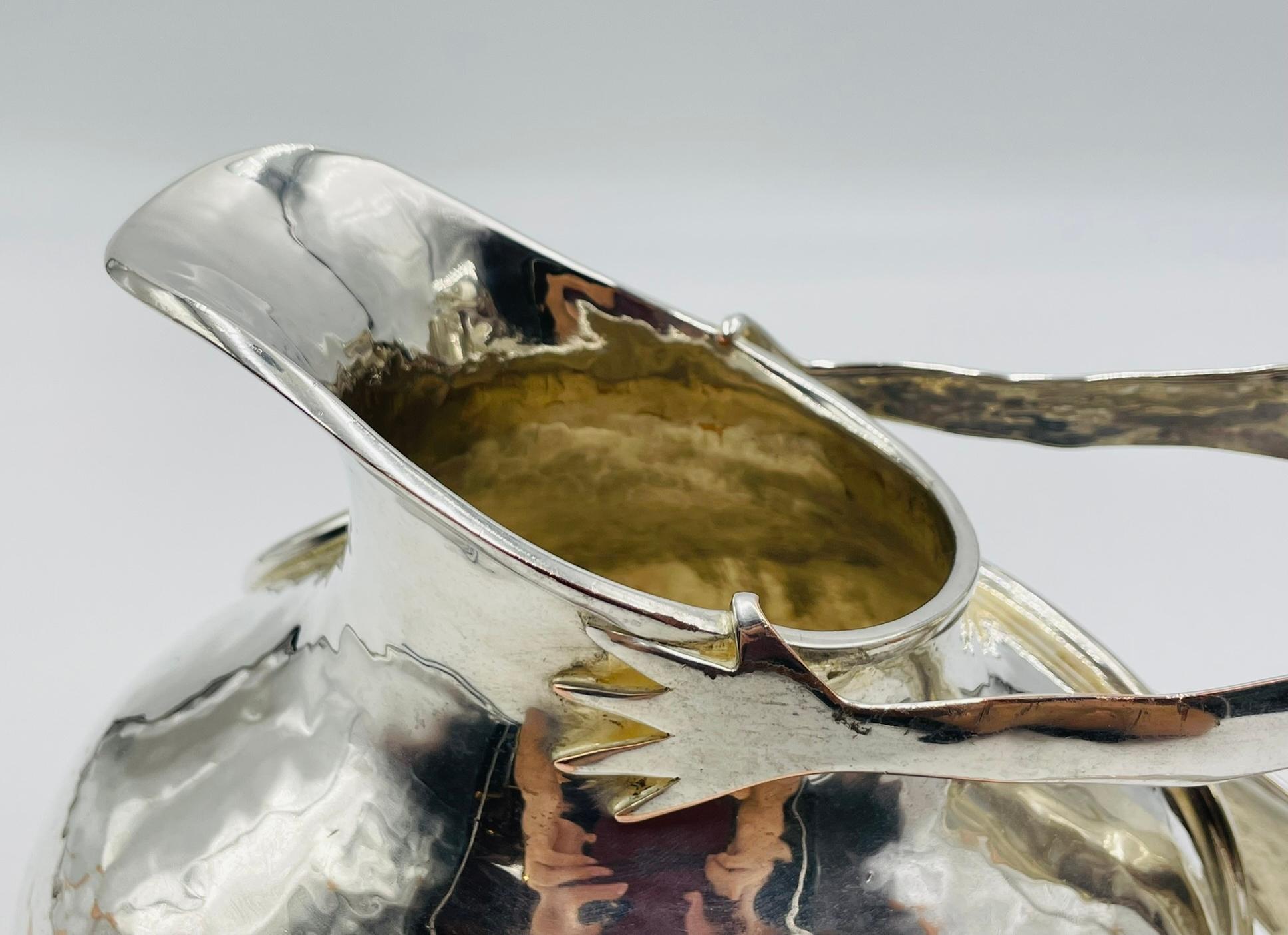 Brocca a forma di scimmia placcata in argento di Emilia Castillo, Modernismo messicano in vendita 8