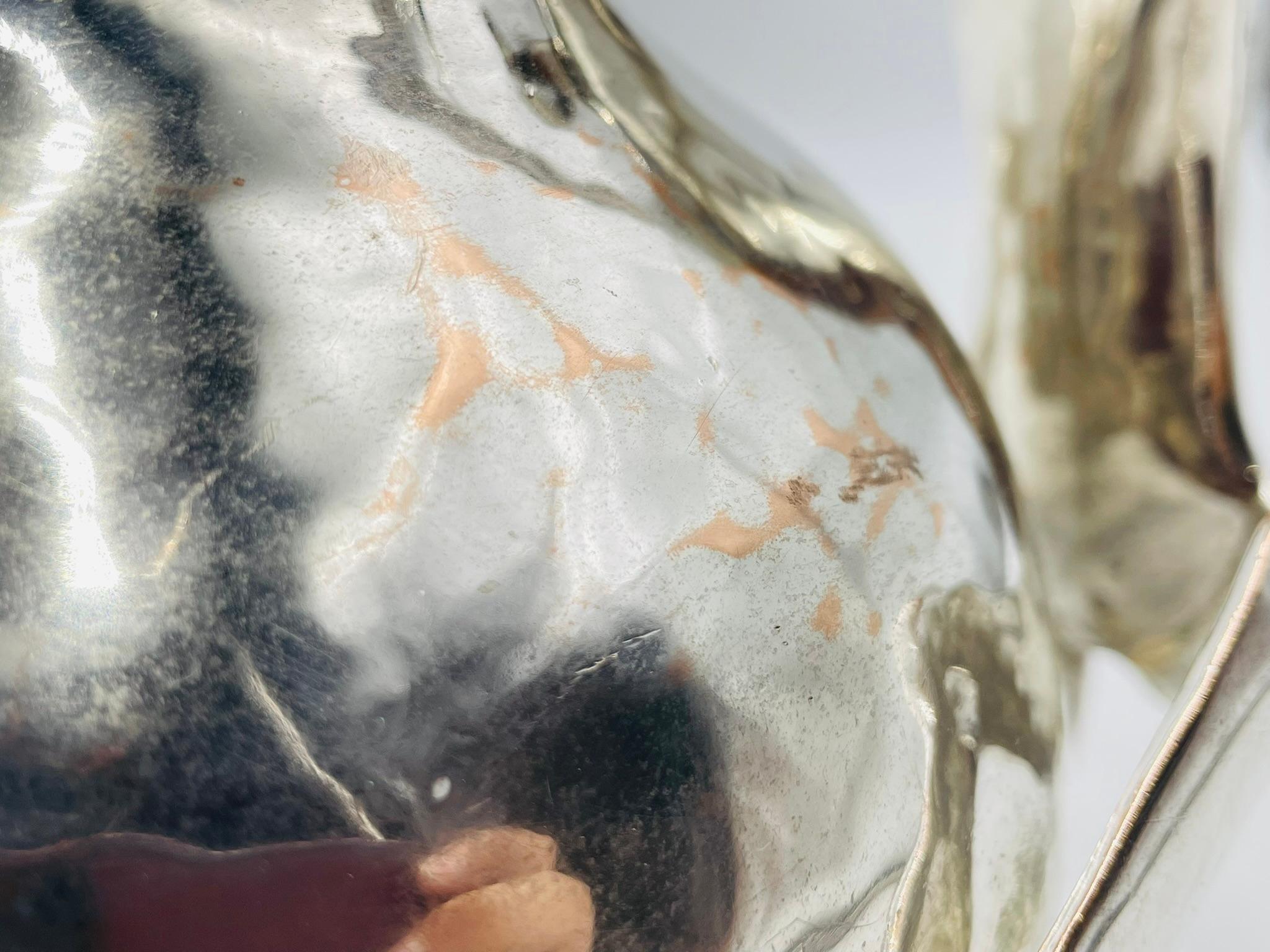 Brocca a forma di scimmia placcata in argento di Emilia Castillo, Modernismo messicano in vendita 11