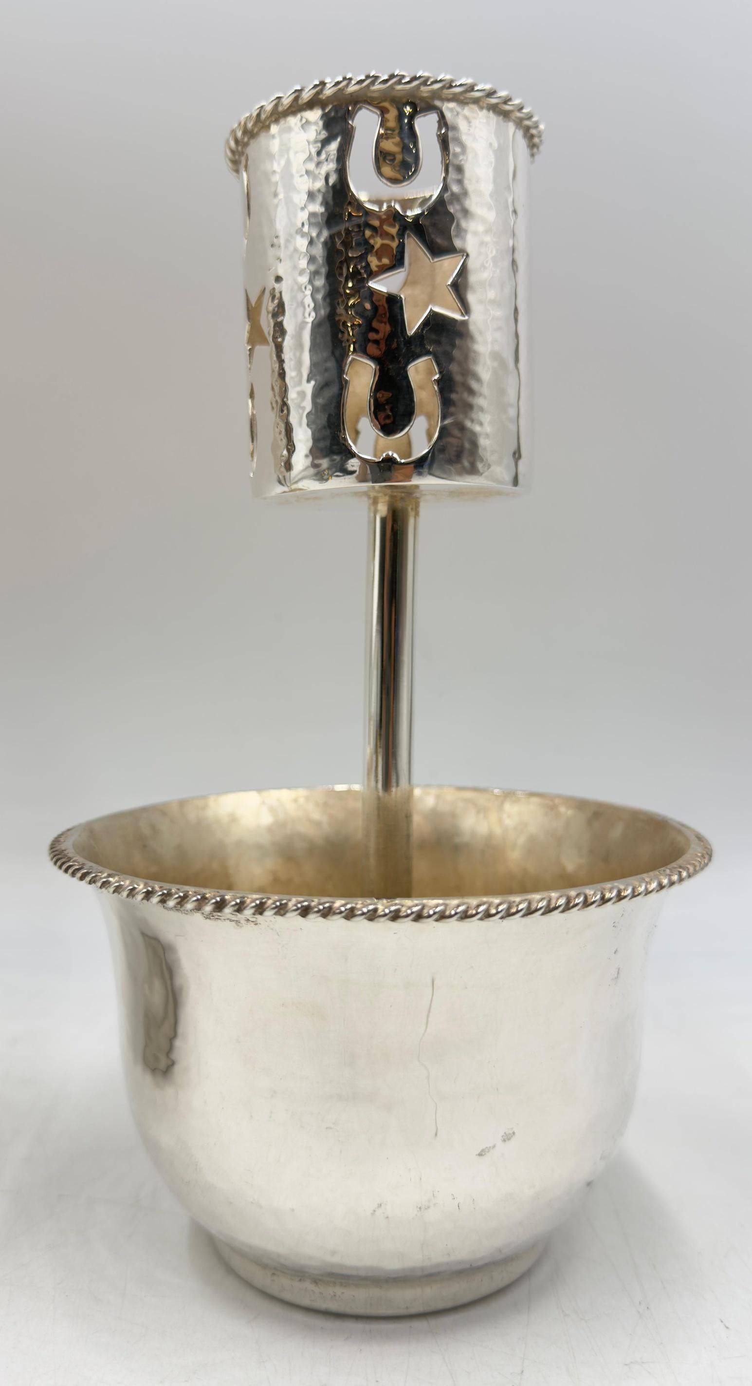 Emilia Castillo Portavelas de plata 