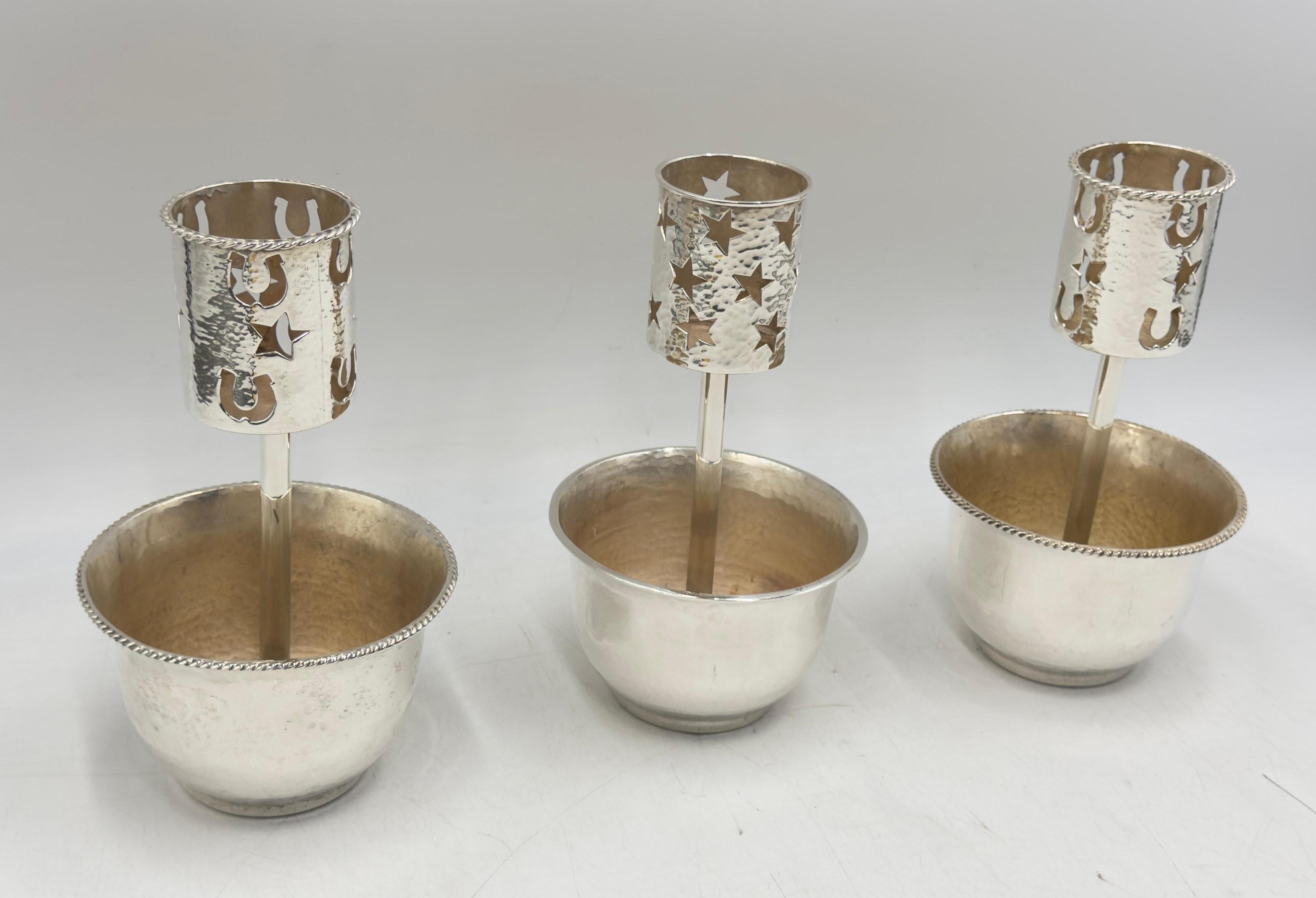 Emilia Castillo Portavelas de plata 
