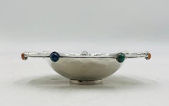 Emilia Castillo Bol en argent sterling avec incrustation de pierres semi-précieuses, Mexique