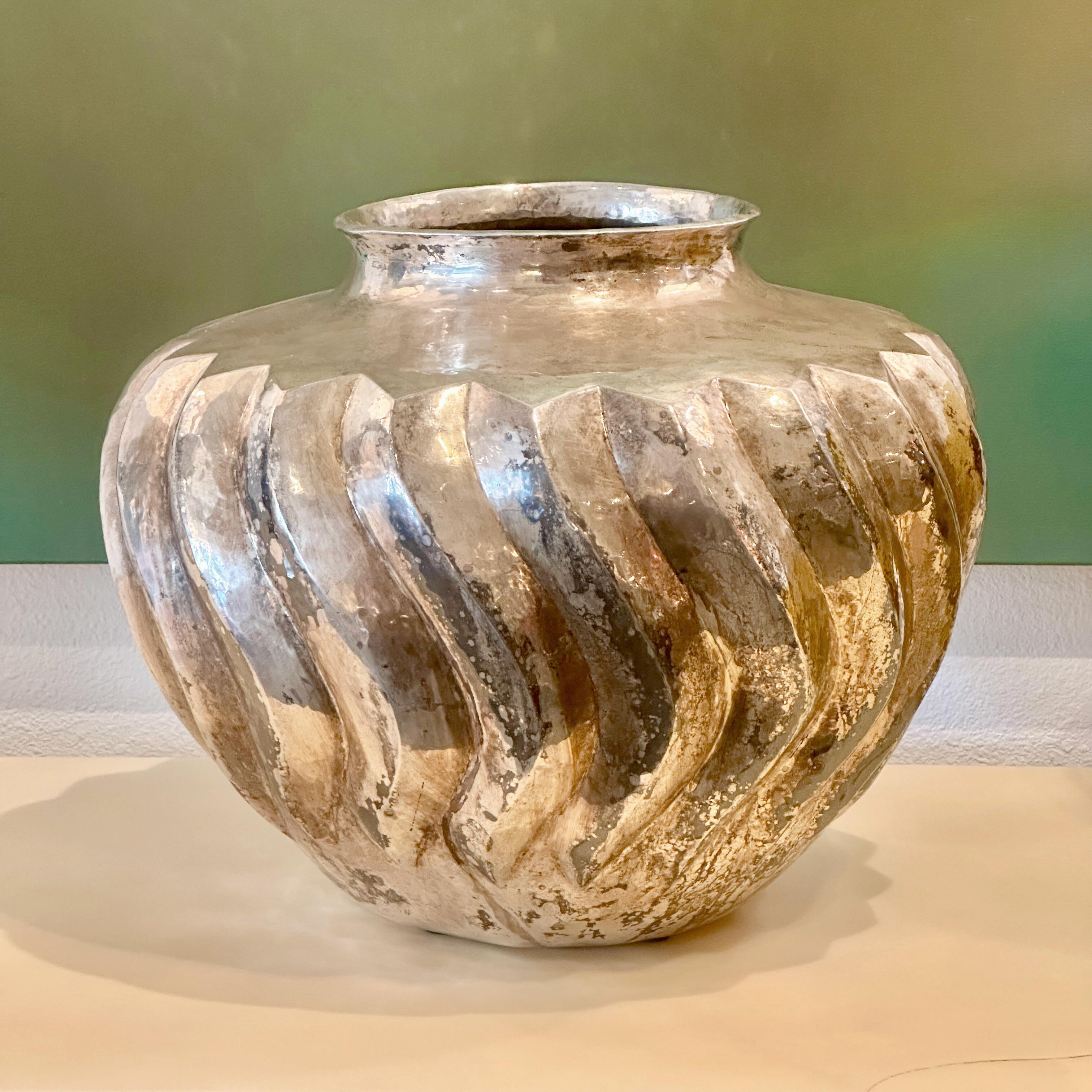 Messicano Emilia Castillo Taxco Mexico Vaso in argento placcato, anni '80 ca. in vendita
