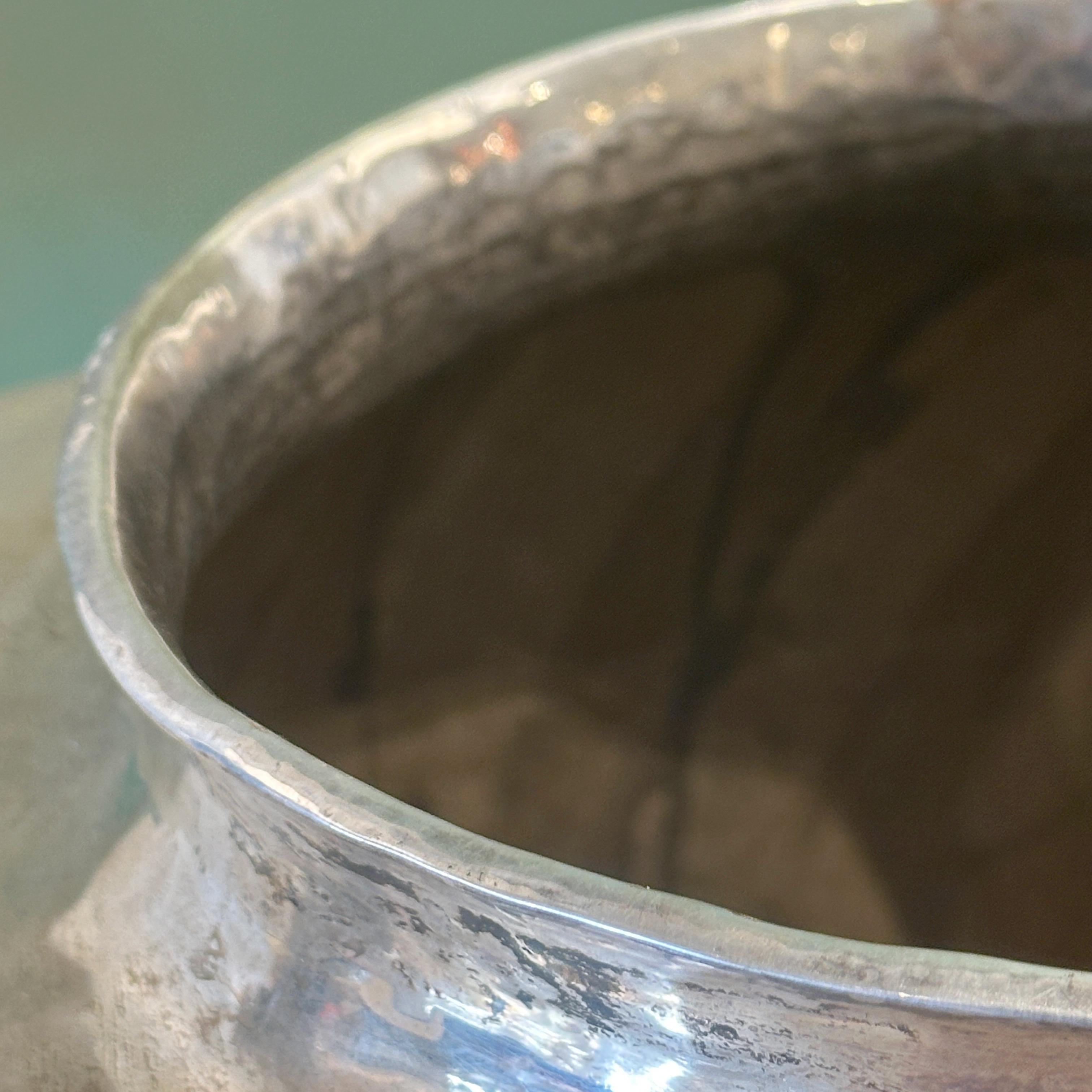 Emilia Castillo Taxco Mexico Vaso in argento placcato, anni '80 ca. in vendita 1