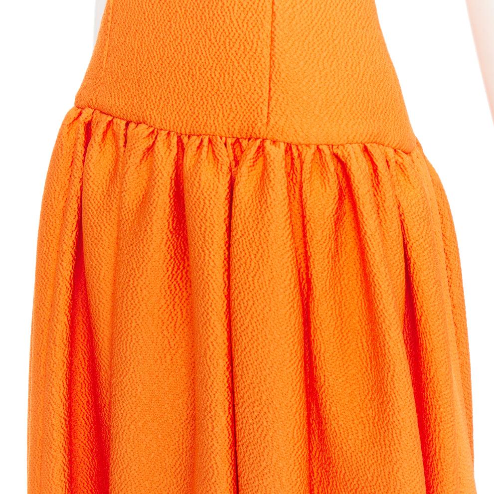 EMILIA WICKSTEAD 2021 Galen orange cloque fit flare midi dress UK6 XS
Reference: LNKO/A02552
Brand: Emilia Wickstead
Model: Galen
Collection: Prefall 2021 - Runway
Material: Fabric
Color: Orange
Pattern: Solid
Closure: Zip
Lining: Cream Fabric
Extra