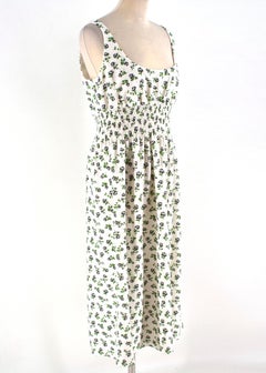 Emilia Wickstead Giovanna smocked crepe midi dress - New Season US 12
