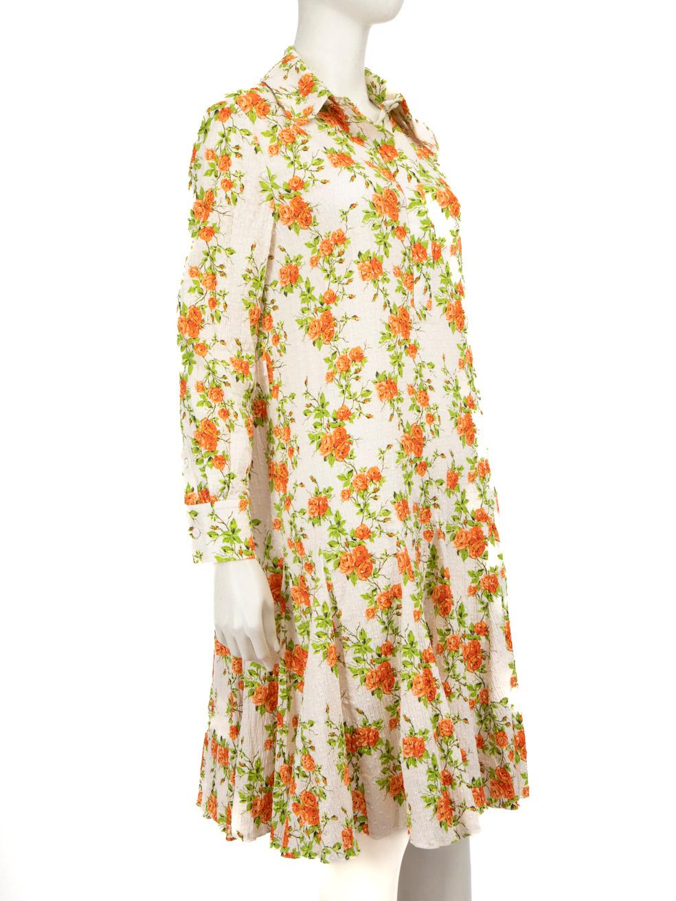 CONDITION is Very good. Minimal wear to dress is evident. Minimal wear to the back internal neck and the right cuff with discolourations on this used Emilia Wickstead designer resale item.
 
 Details
 
 
 Multicolour
 
 Cotton
 
 Dress
 
