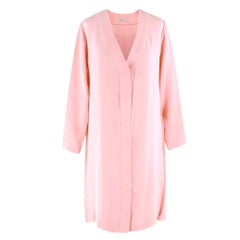 Emilia Wickstead Pink Silk Shirt Dress - estimated size XS