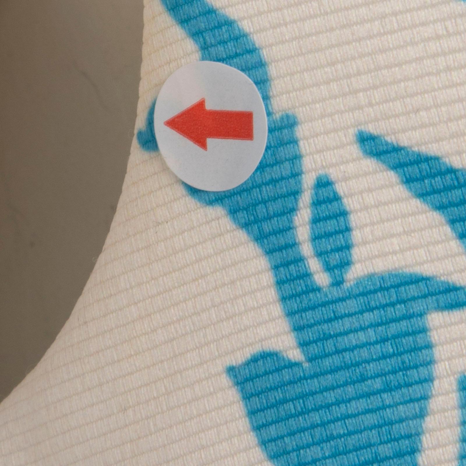 Ensemble top et jupe à motifs blancs et bleus Emilia Wickstead Taille L en vente 2