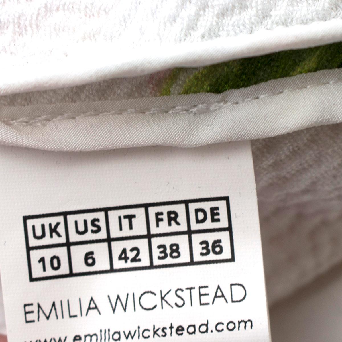 Emilia Wickstead White Floral Shift Dress UK 10 5