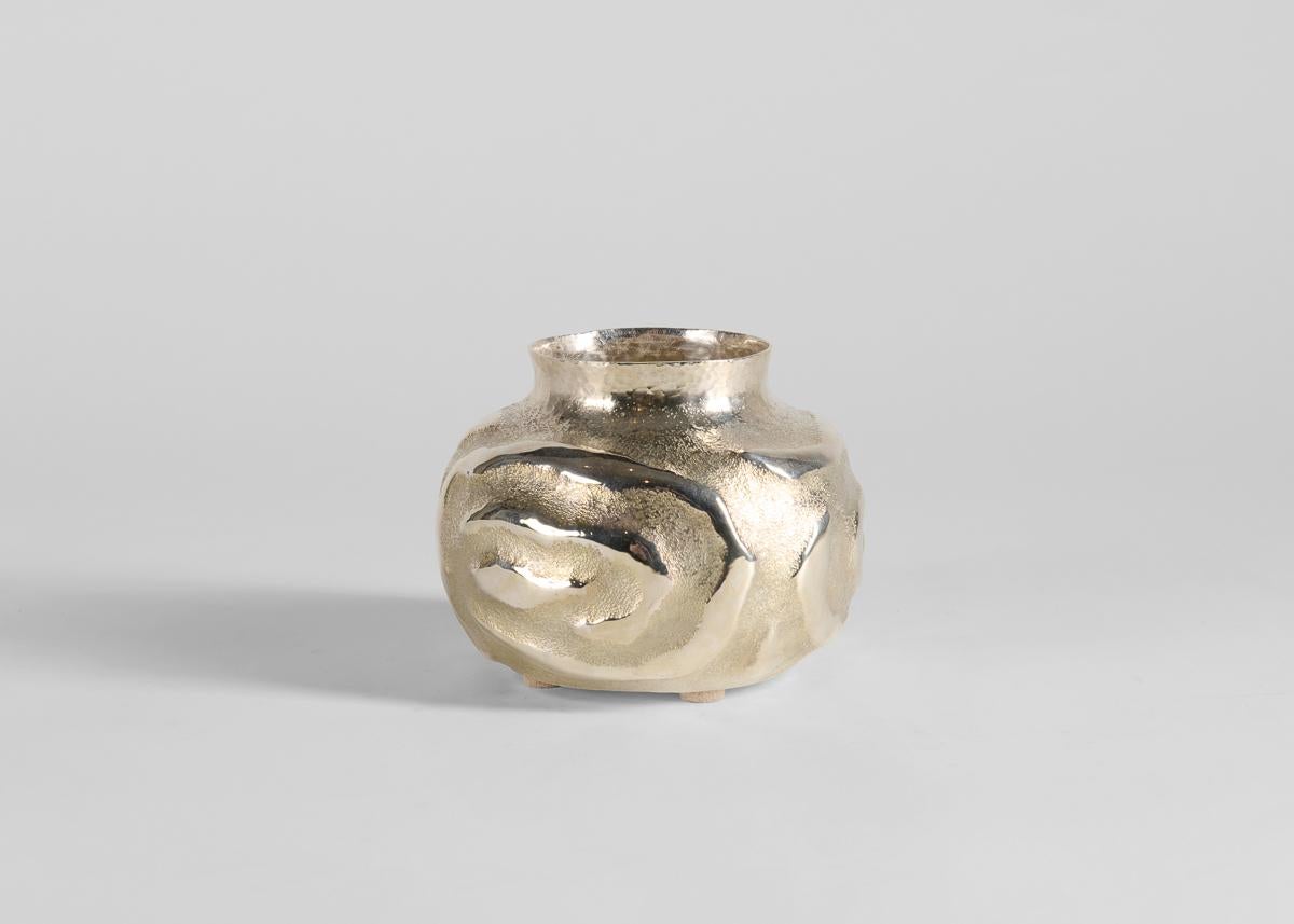 Céliz begins each piece with an idea (rather than sketches) and in the making of it discovers his final design. More incredible still, his decorative artworks are often wrought from a single plate of copper or silver, a technique mastered by only a