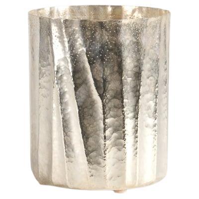Emiliano Céliz, Contemporary Sculptural Silver-plated Vase, Argentina, 2024