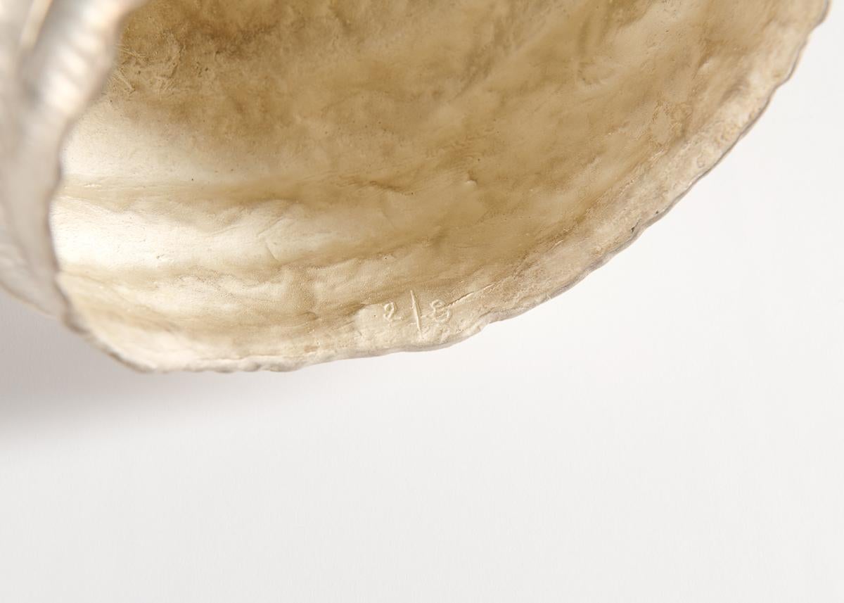 Emiliano Céliz, Les Escargot, Versilberte Skulptur, Argentinien, 2023 (Argentinisch) im Angebot