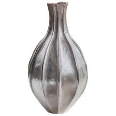 Emiliano Céliz, Out of Time II, Silver Plated Vase, Argentina, 2020