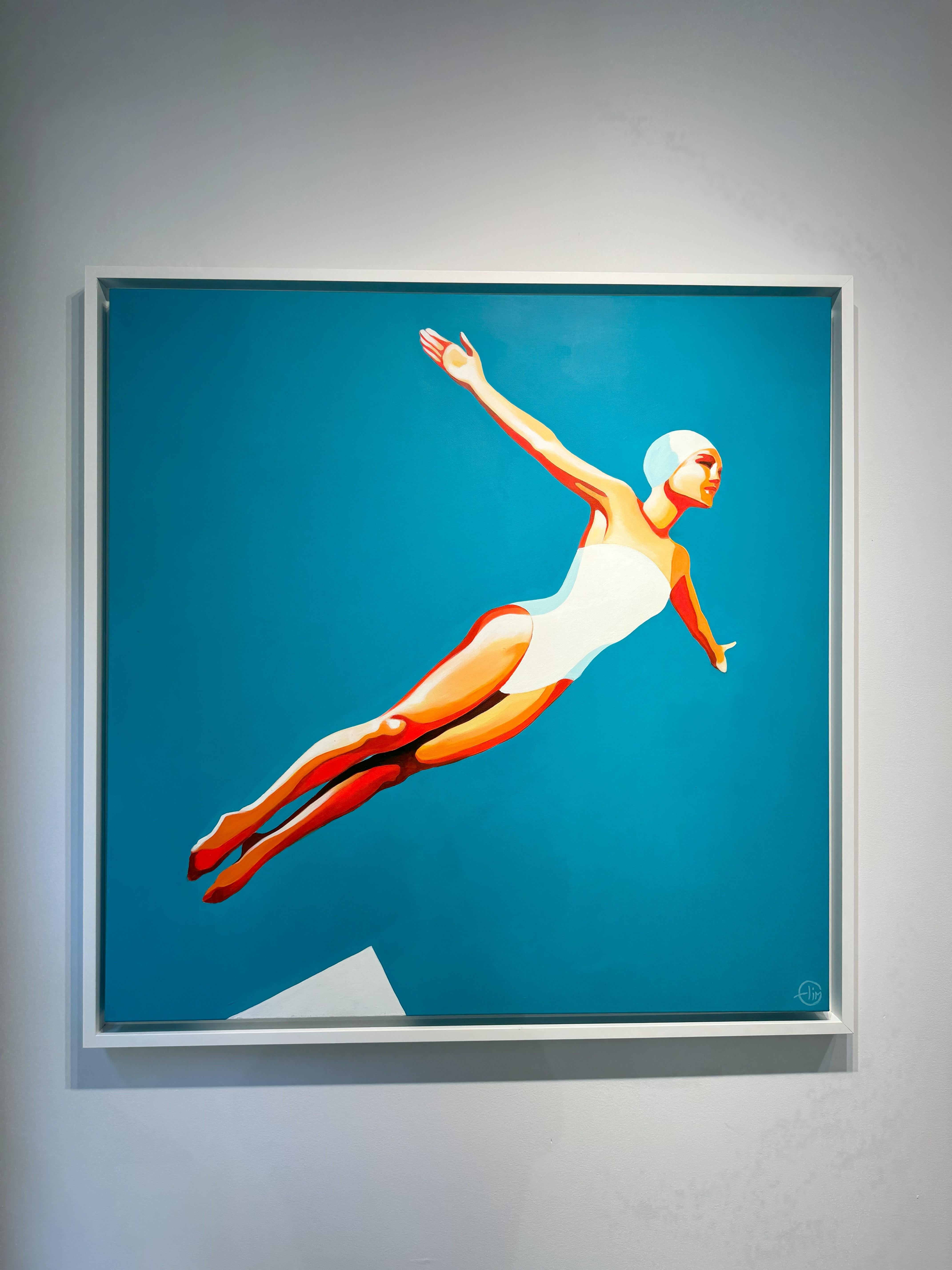 Schwebend – Painting von Emilie Arnoux