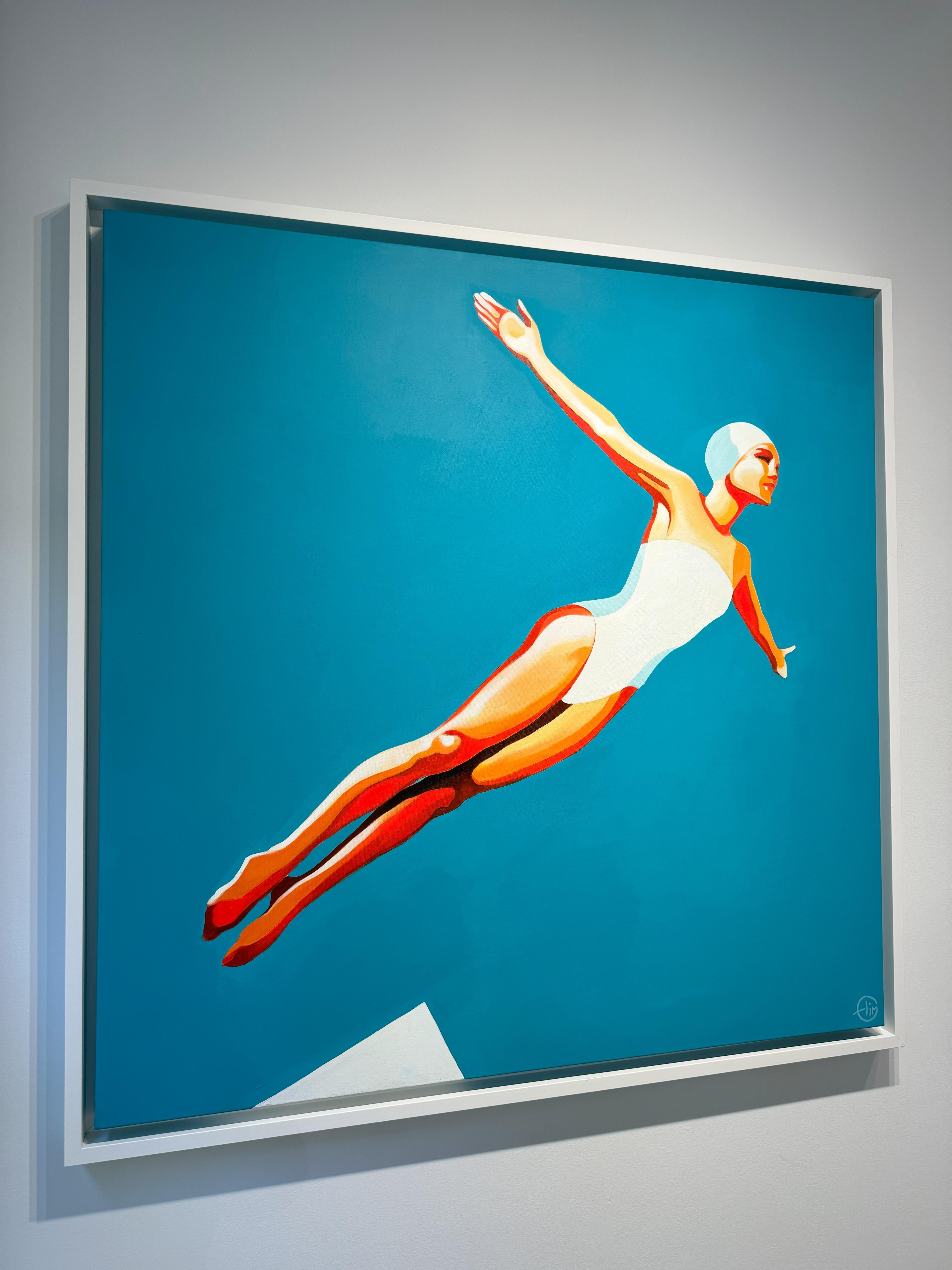 Schwebend (Zeitgenössisch), Painting, von Emilie Arnoux