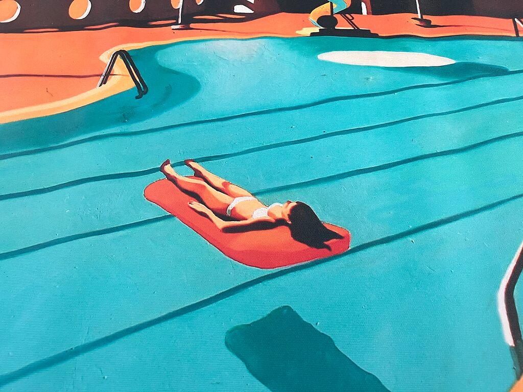 Pool von Trouville – Print von Emilie Arnoux