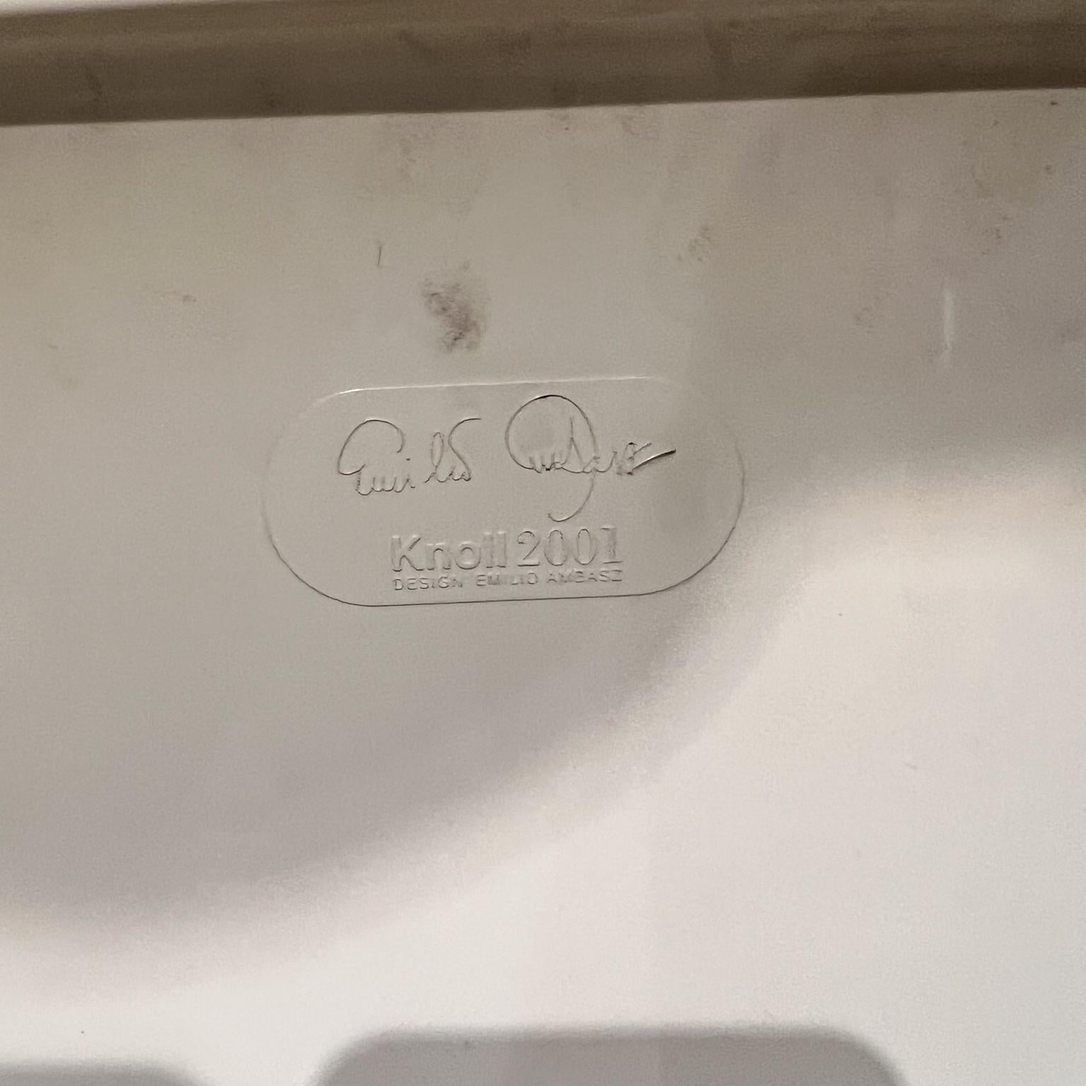 Emilio Ambasz Knoll Sedia da ufficio impilabile in plastica e metallo in vendita 6
