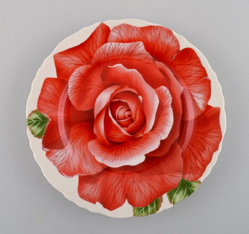 Emilio Bergamin for Taitù. Eight Romantica porcelain plates with flowers. Italian design. Dated 1994.
Diameter: 19.5 cm.
In excellent condition.
Stamped.