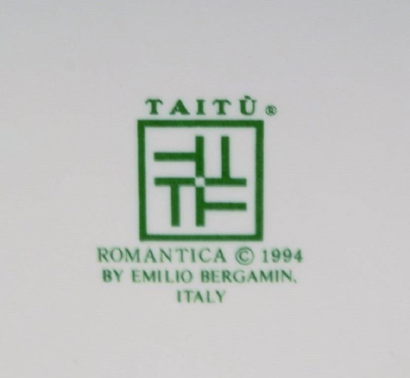 Emilio Bergamin for Taitù, Romantica Coffee Service for Eight People For Sale 1