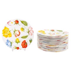 Emilio Bergamin for Taitu "Romantica" Plates, 20 Emilio Bergamin for Taitu "Romantica" Plates, 20