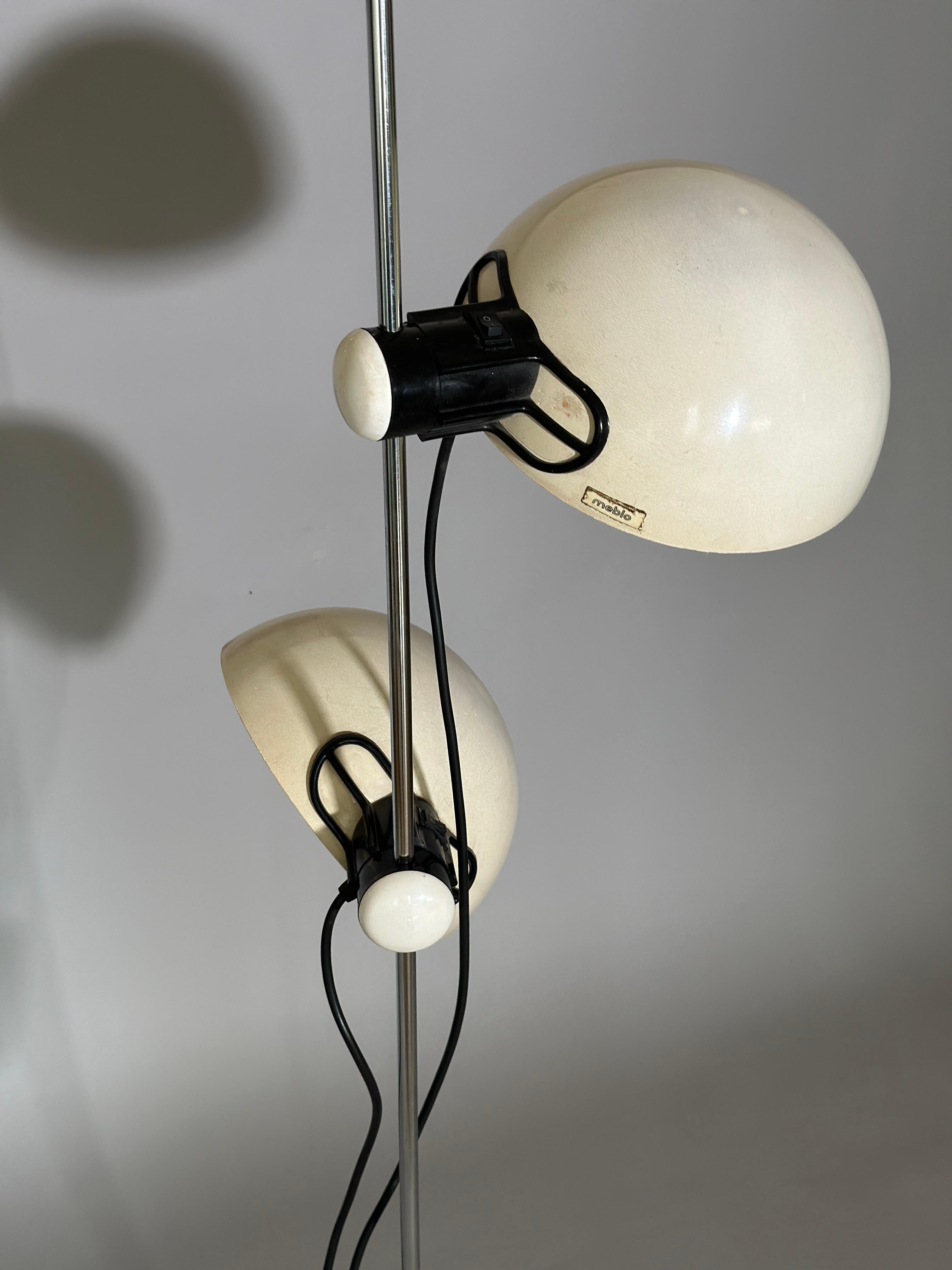 Emilio Fabio Simon Floor Lamp for Guzzini, 1970s For Sale 1