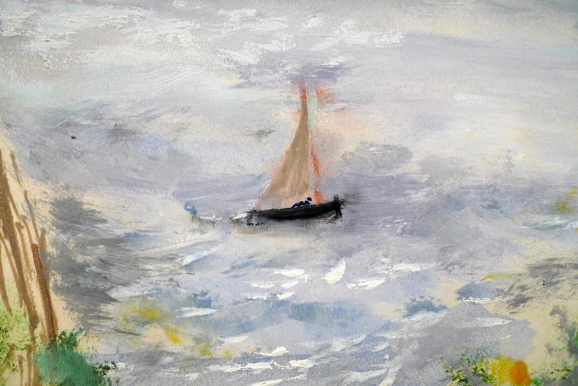 « L'estuaire de la Seine, Normandie », huile sur C. d'Emilio Grau Sala, 20e siècle en vente 3