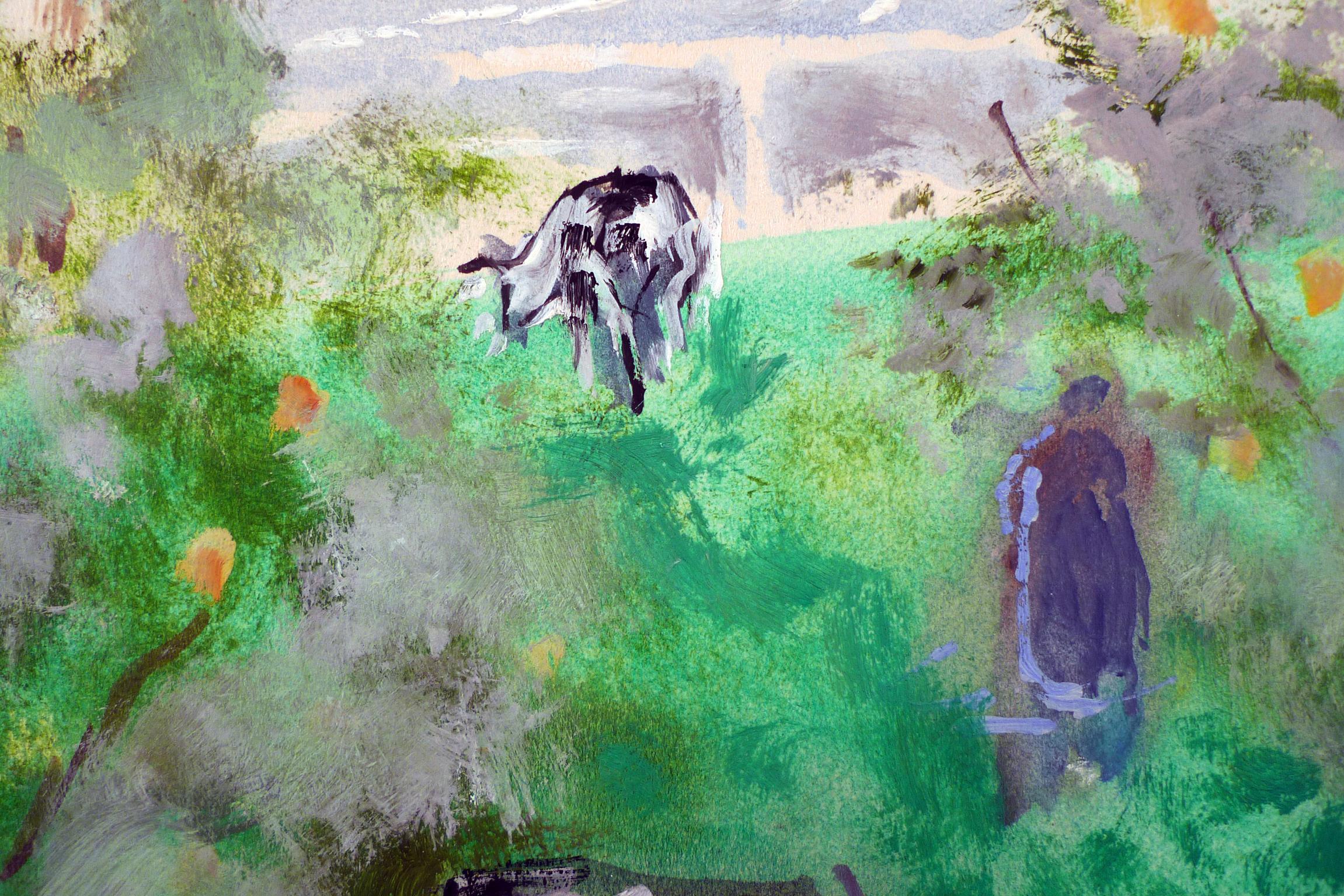 « L'estuaire de la Seine, Normandie », huile sur C. d'Emilio Grau Sala, 20e siècle en vente 4
