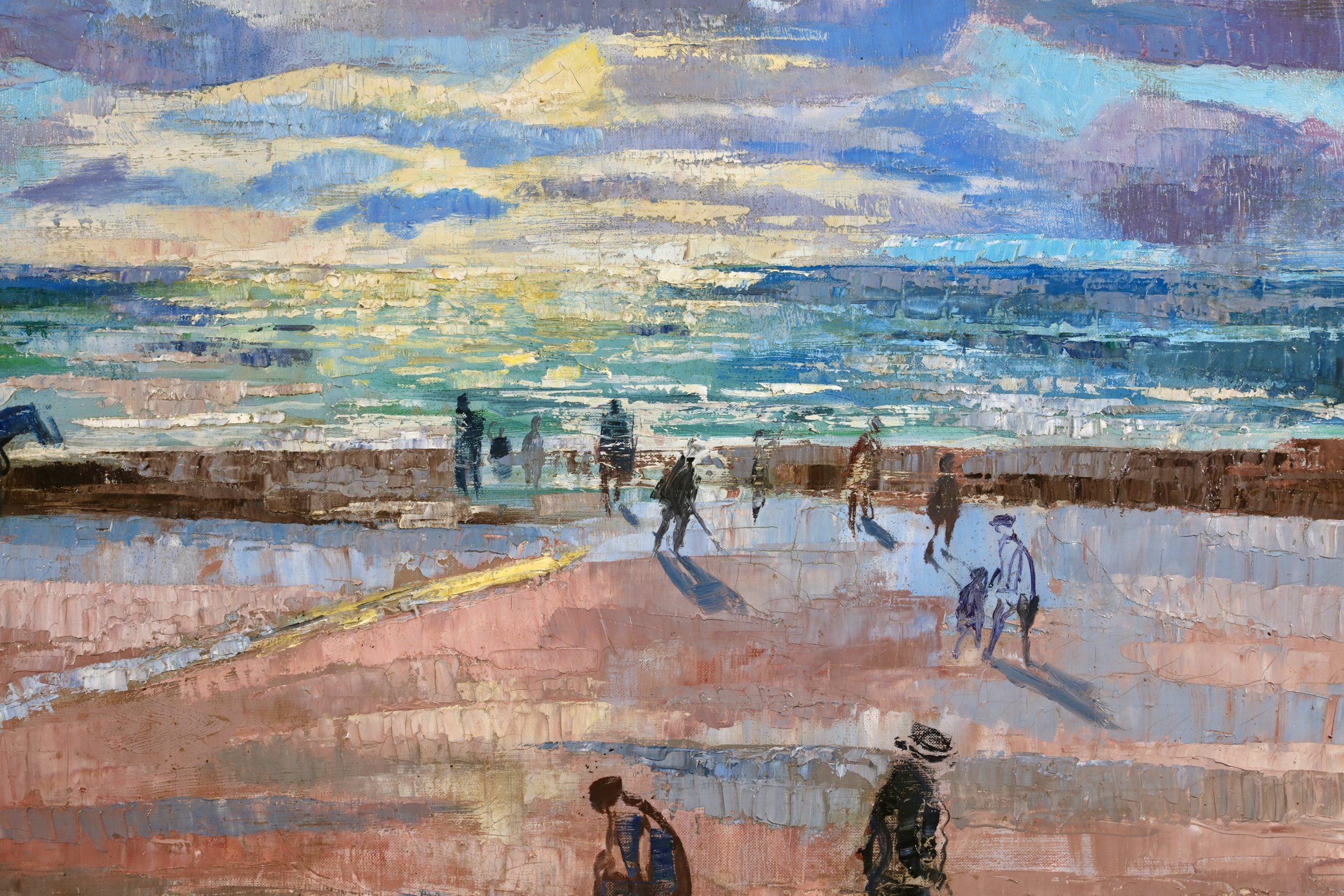 Coucher de Soleil - Óleo figurativo postimpresionista de Emilio Grau Sala en venta 10