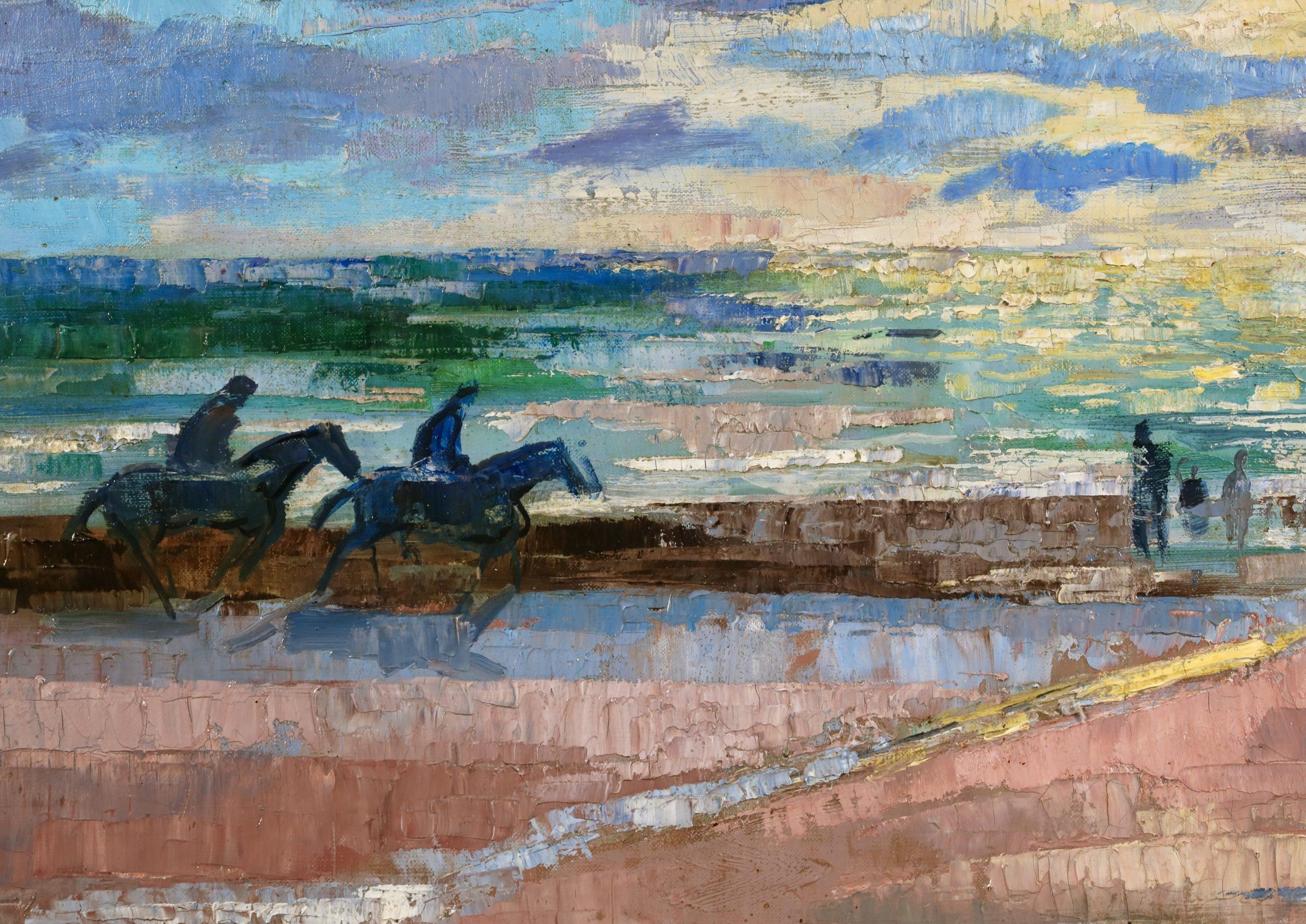 Coucher de Soleil - Óleo figurativo postimpresionista de Emilio Grau Sala en venta 5