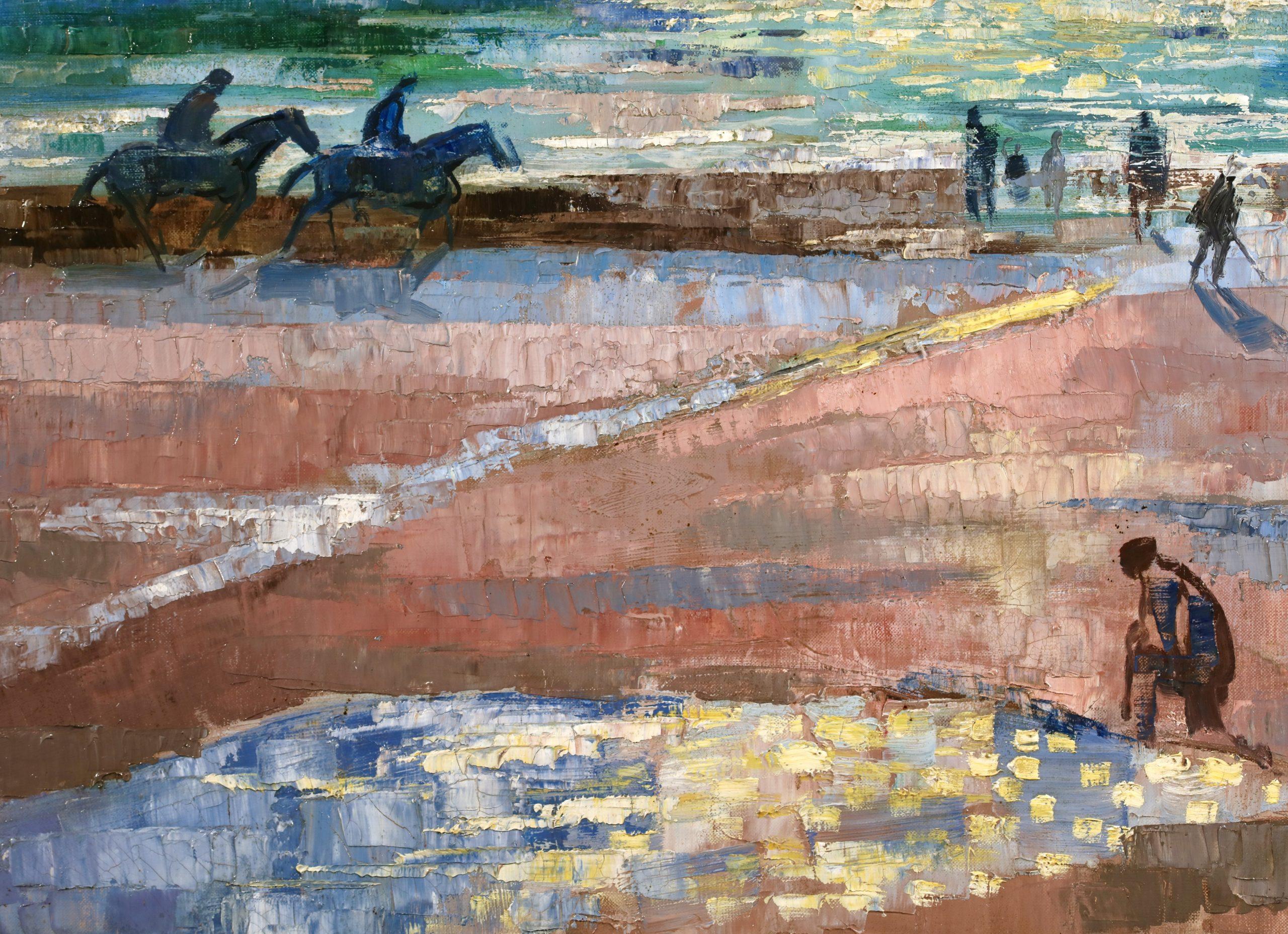 Coucher de Soleil - Óleo figurativo postimpresionista de Emilio Grau Sala en venta 8