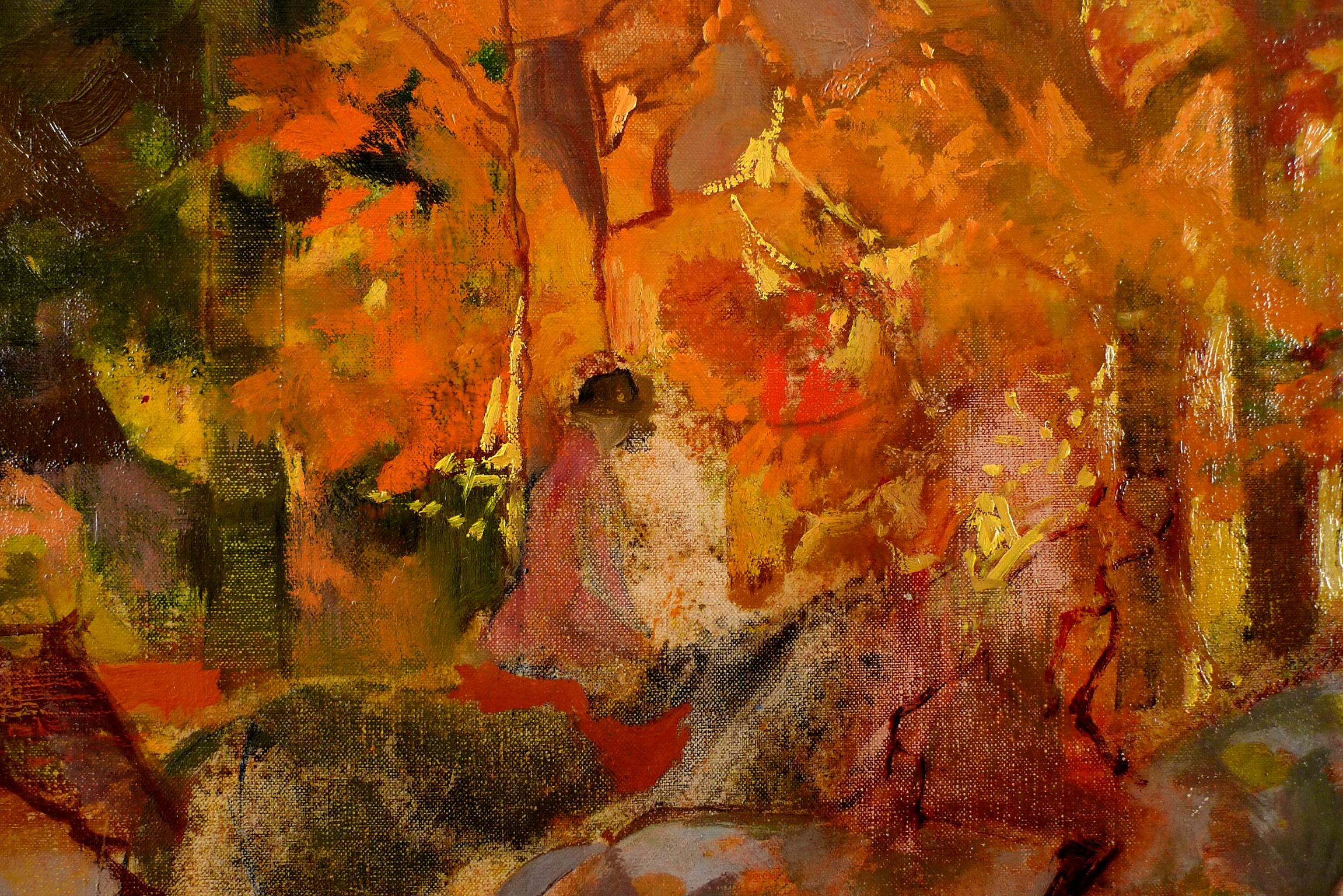 « Horse Riding in Autumn », huile sur toile d'Emilio Grau Sala, 20e siècle en vente 6