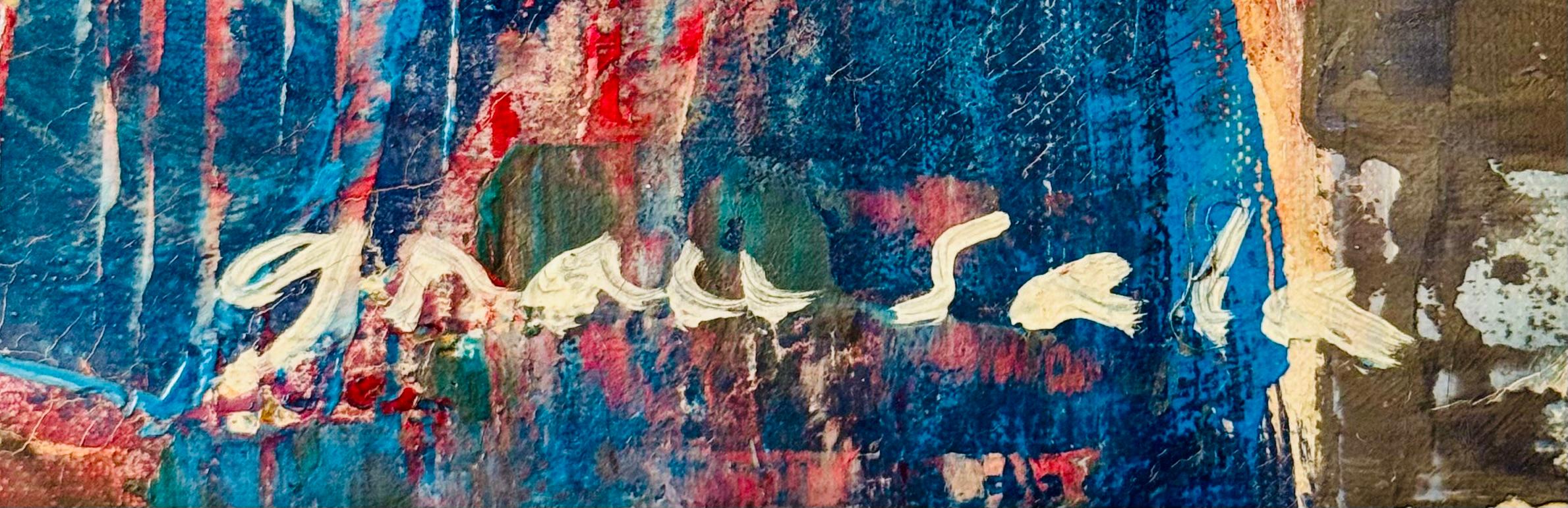 Interieur mit Mutter und Kind (Post-Impressionismus), Painting, von Emilio Grau Sala