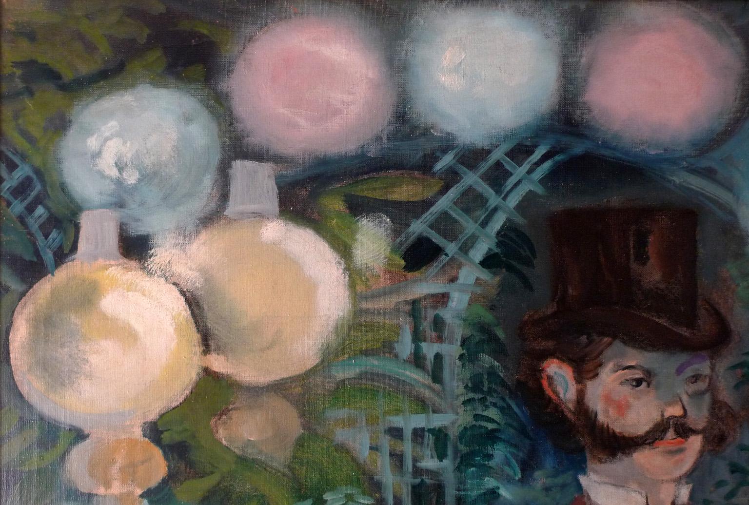 « Le Moulin de la Galette », grande huile sur toile du 20e siècle d'Emilio Grau Sala en vente 8