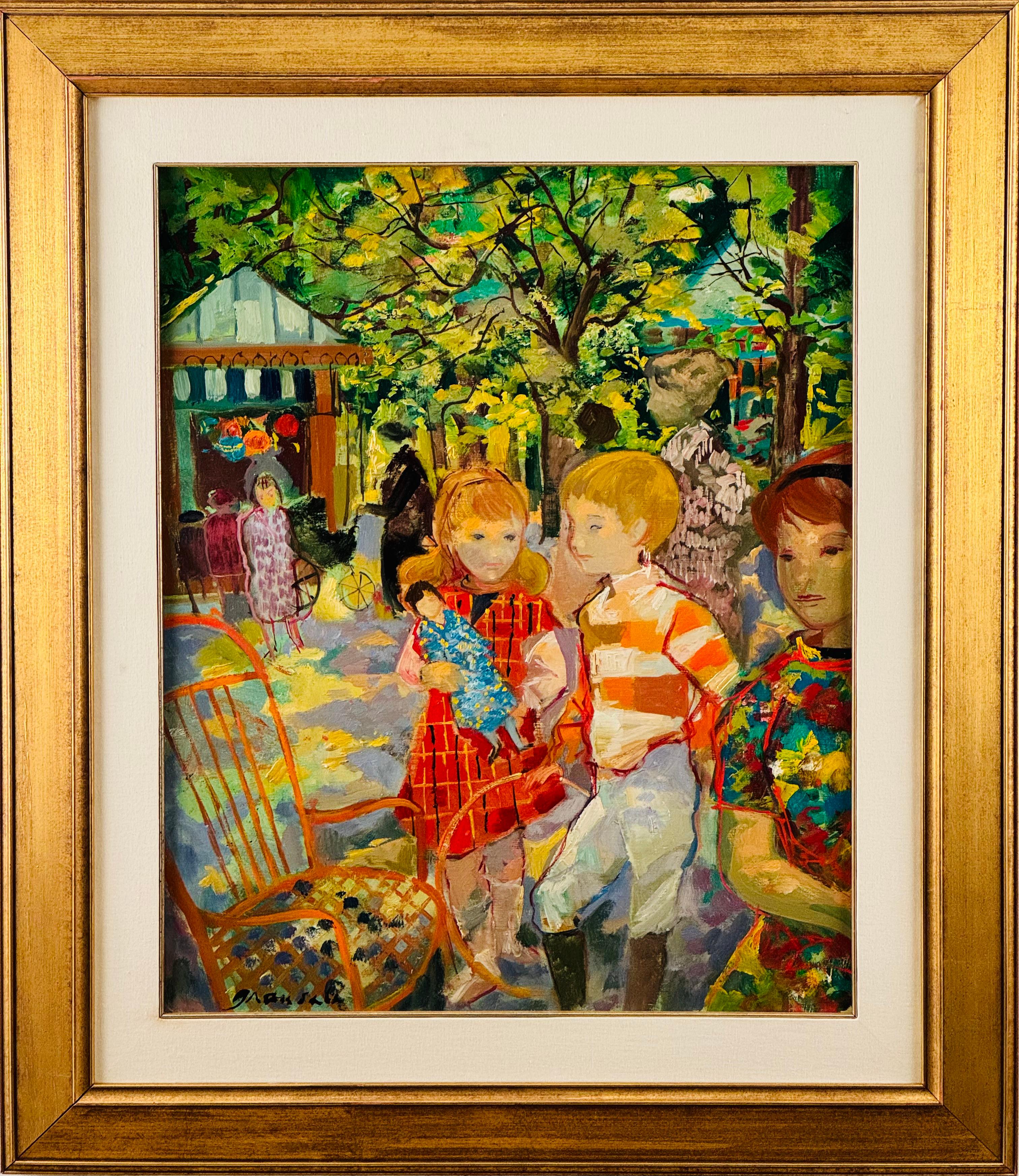 Landscape Painting di Emilio Grau Sala - Rond-Point degli Champs-Élysées