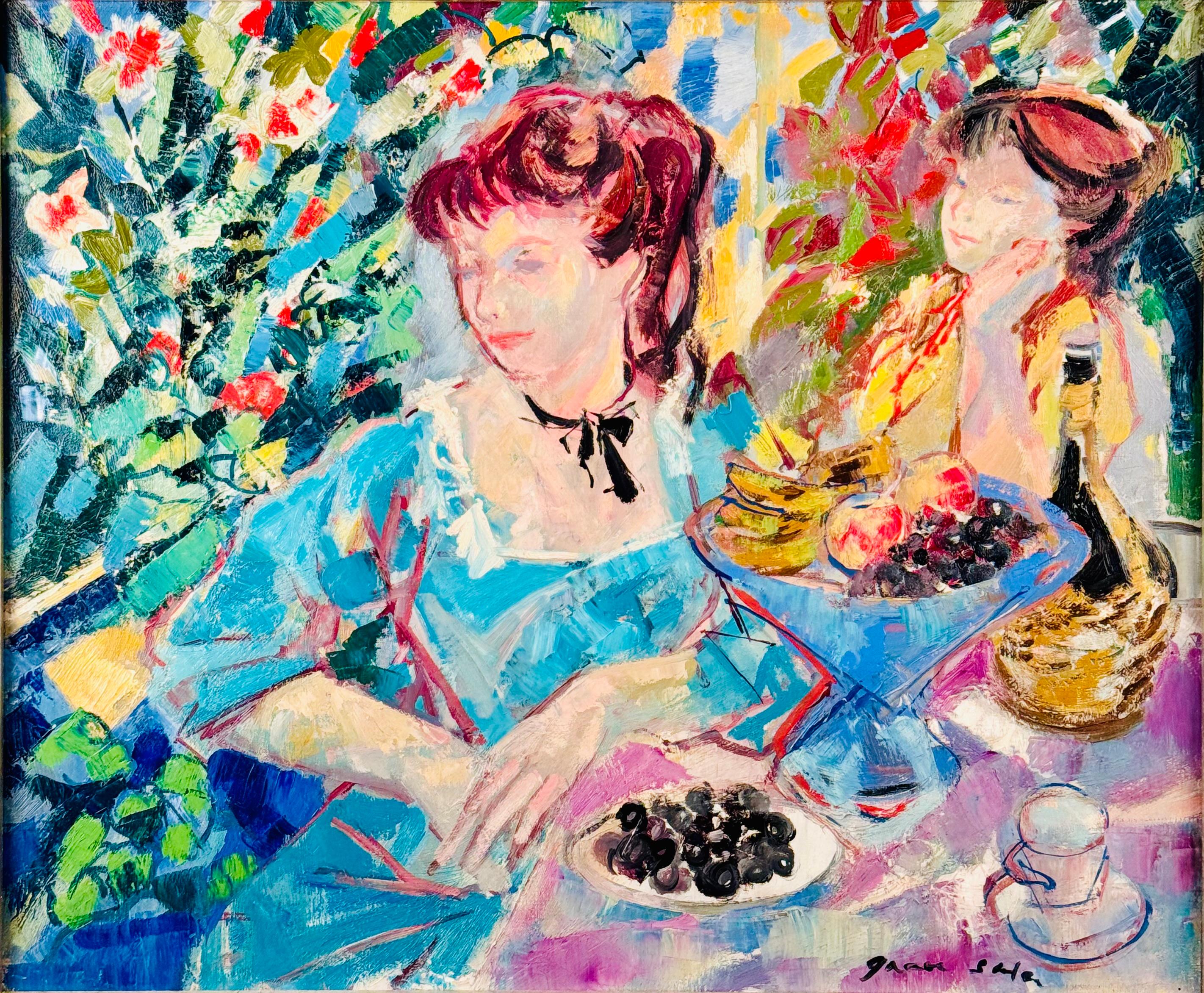 Sous la Tonnelle - Painting de Emilio Grau Sala