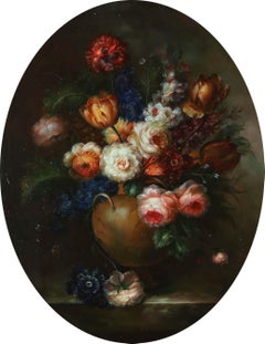 Emilio Greco (1932) – Gerahmtes Ölgemälde des 20. Jahrhunderts, niederländisches Stillleben