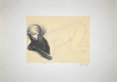 Attesa (The Wait) - Etching by E. Greco - 1969