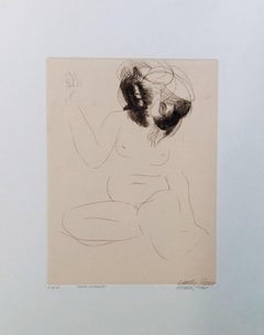 Erma Bifronte - Original Etching by Emilio Greco - 1969