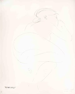 Estate 1973 Etching on Paper by Emilio Greco, Signed, Edition of 90