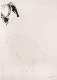 Malgari - Etching by Emilio Greco - 1972