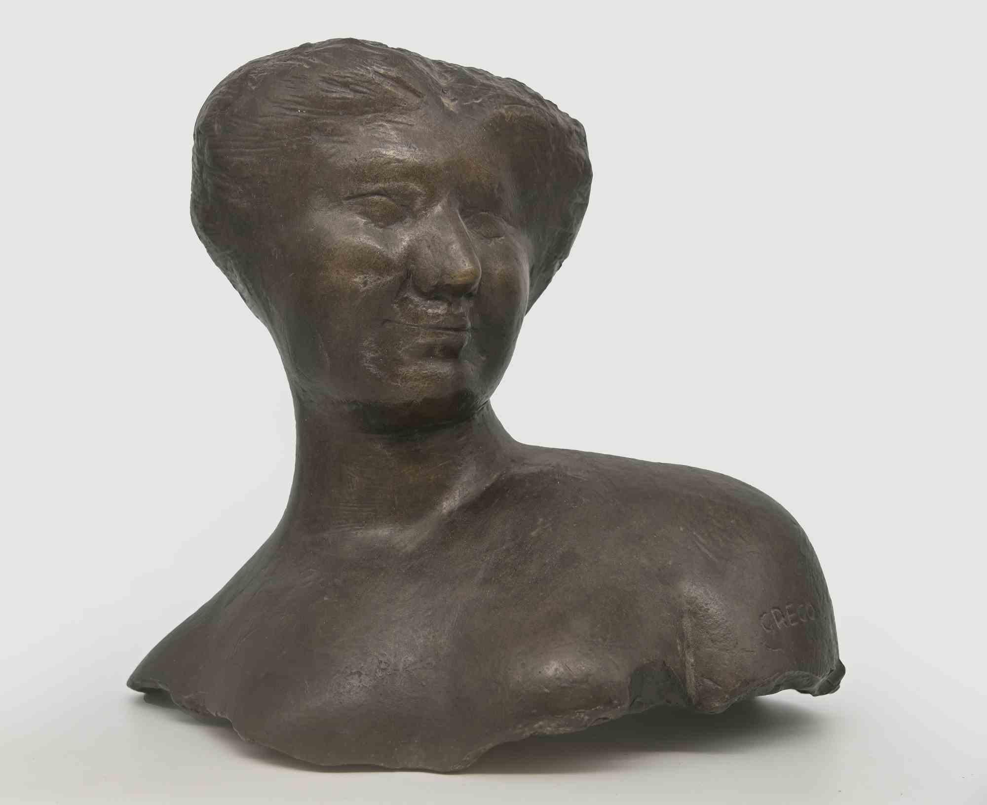 Bust of a Woman - Sculpture by Emilio Greco - Mid-20th Century For Sale 6
