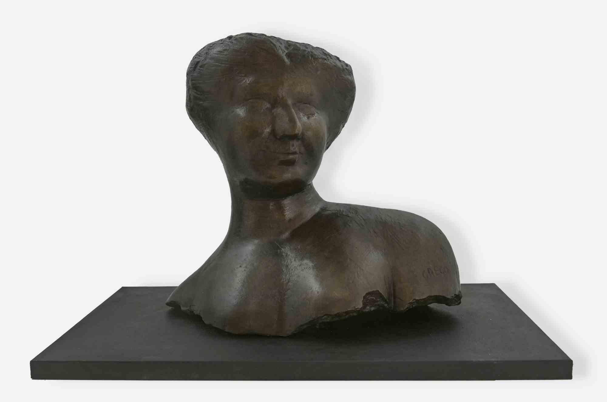 Bust of a Woman - Sculpture by Emilio Greco - Mid-20th Century For Sale 7