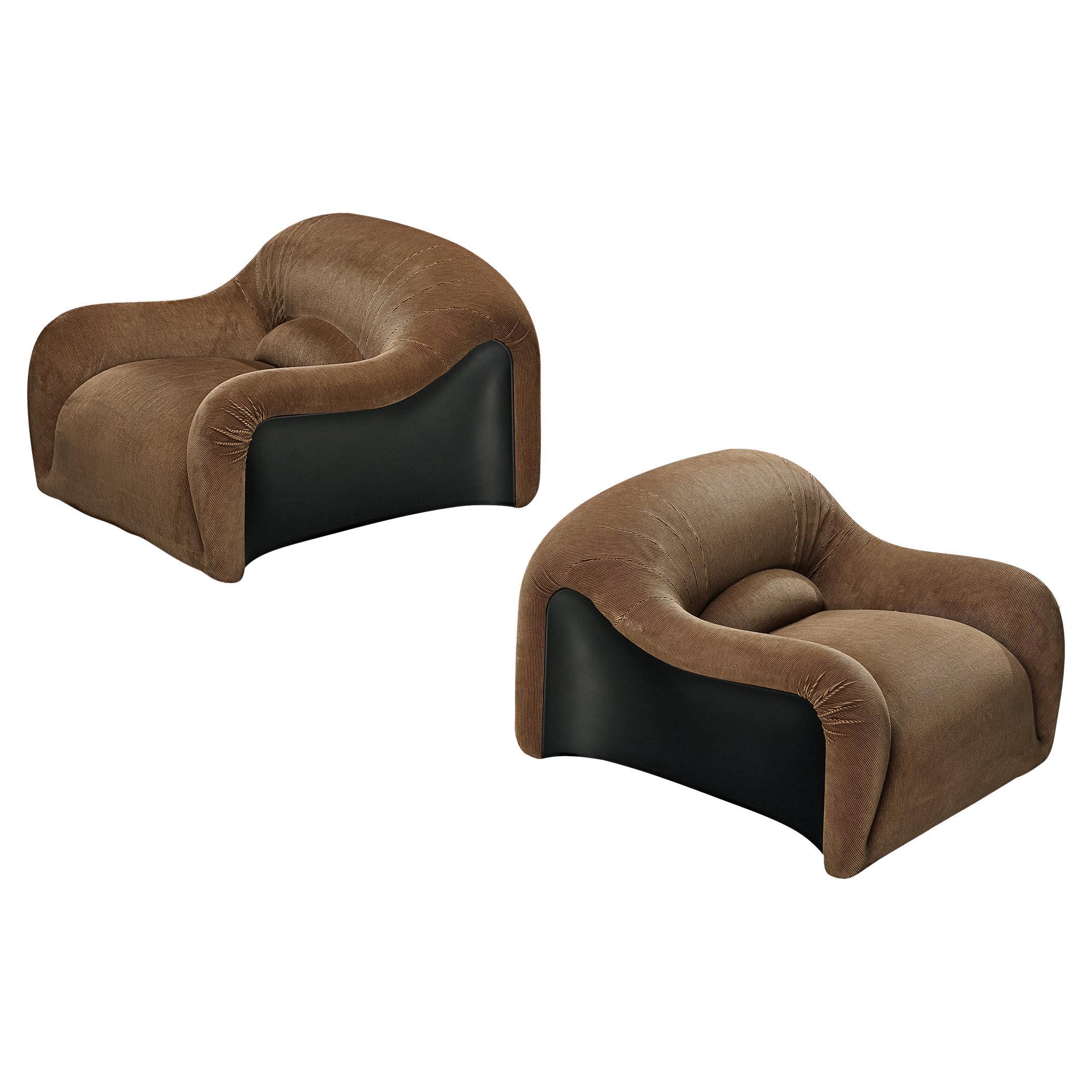 Emilio Guarnacci for 1P 'Ecuba' Lounge Chairs