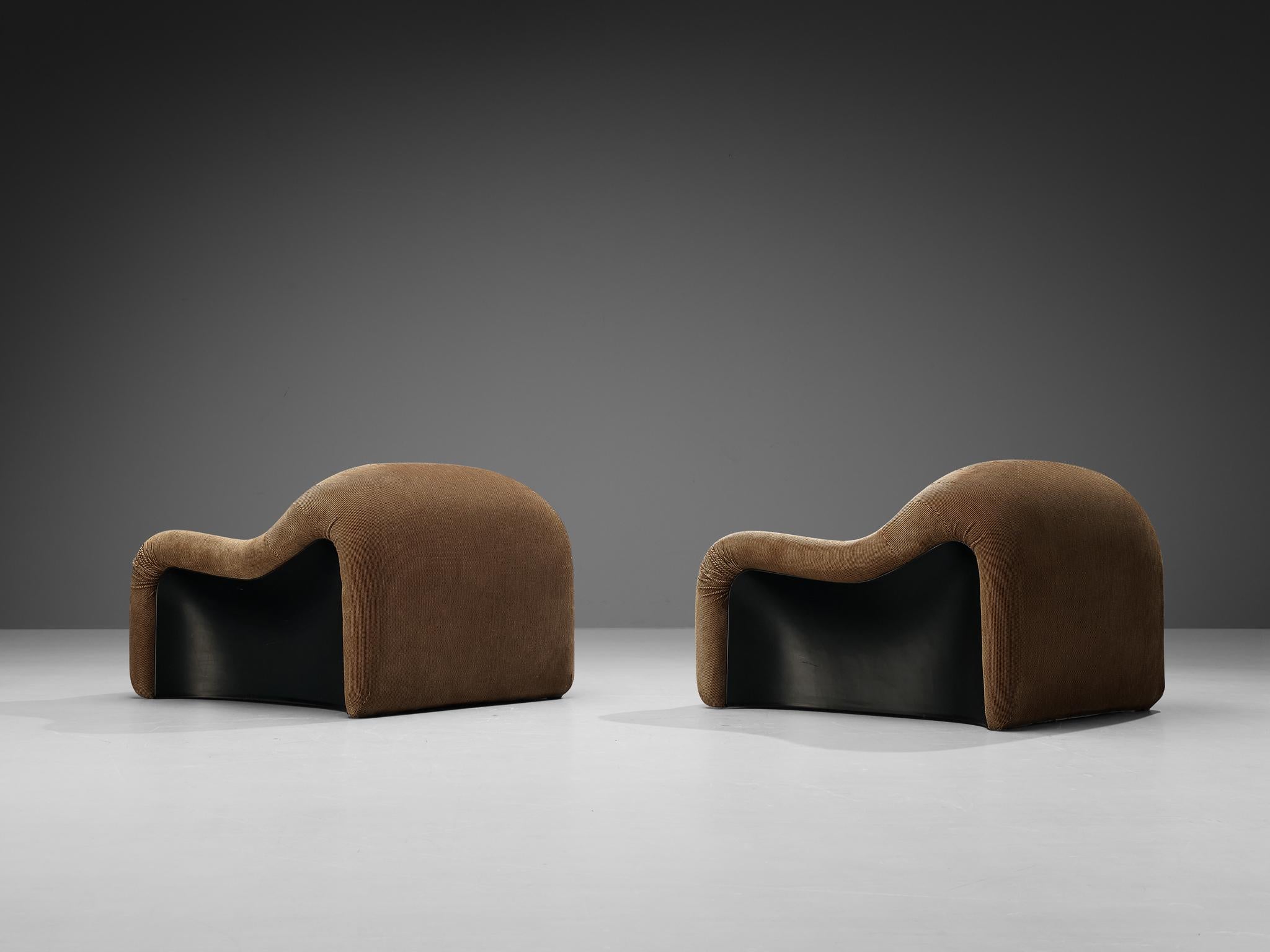 Emilio Guarnacci for 1P Pair of 'Ecuba' Lounge Chairs For Sale 1