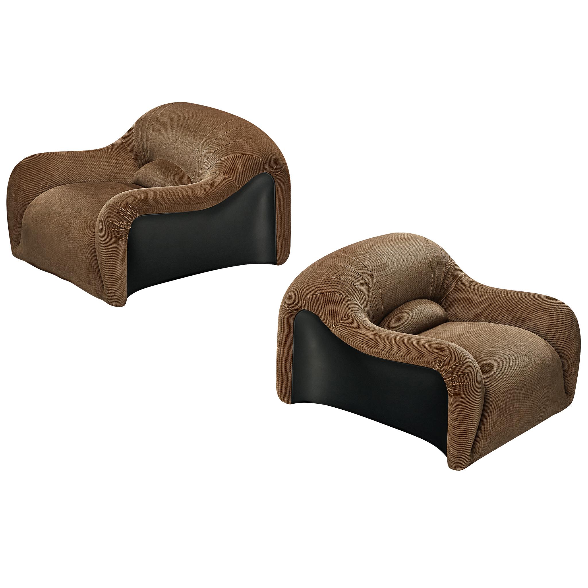 Emilio Guarnacci for 1P Pair of 'Ecuba' Lounge Chairs For Sale